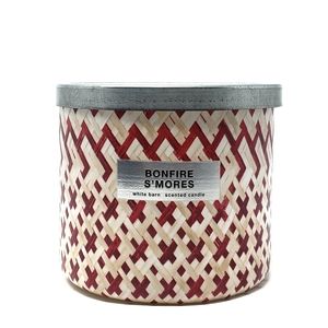 Bath & Body Works White Barn Bonfire S’mores 3-Wick Candle 14.5 oz